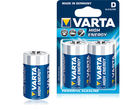 Varta "D" Battery 2-pack