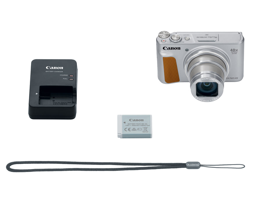 Canon PowerShot SX740 HS Camera - Silver