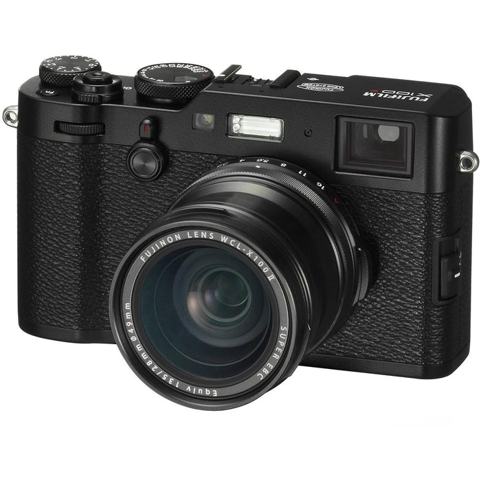 Fujifilm WCL-X100 II Wide Conversion Lens for X100F Camera - Black