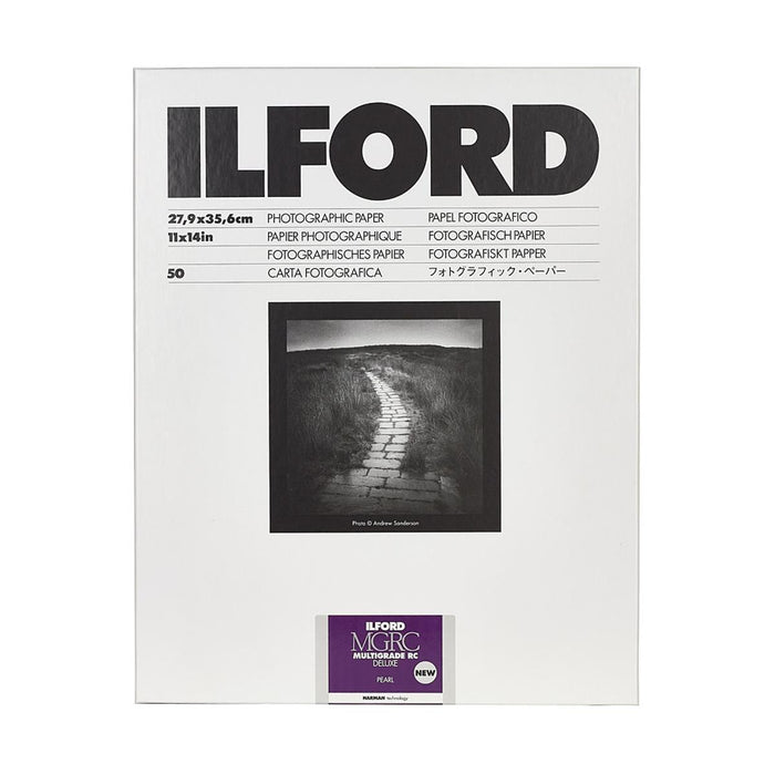 Ilford Multigrade RC Deluxe Paper, Pearl, 11 x 14" - 50 Sheets