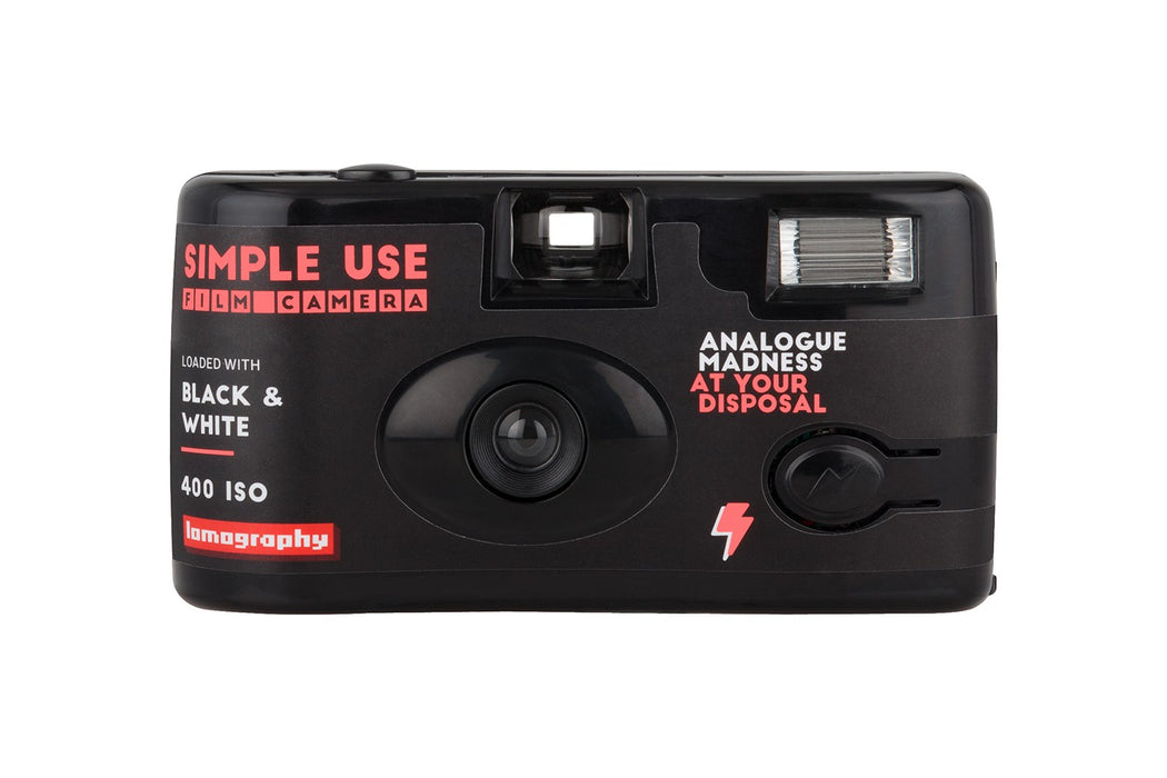 Lomography Simple Use Reloadable 35mm Film Camera - Lady Gray 400 black & white