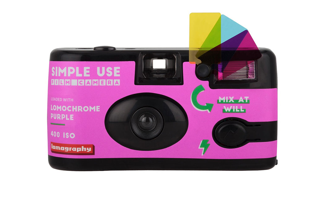 Lomography Simple Use Reloadable 35mm Film Camera - LomoChrome Purple