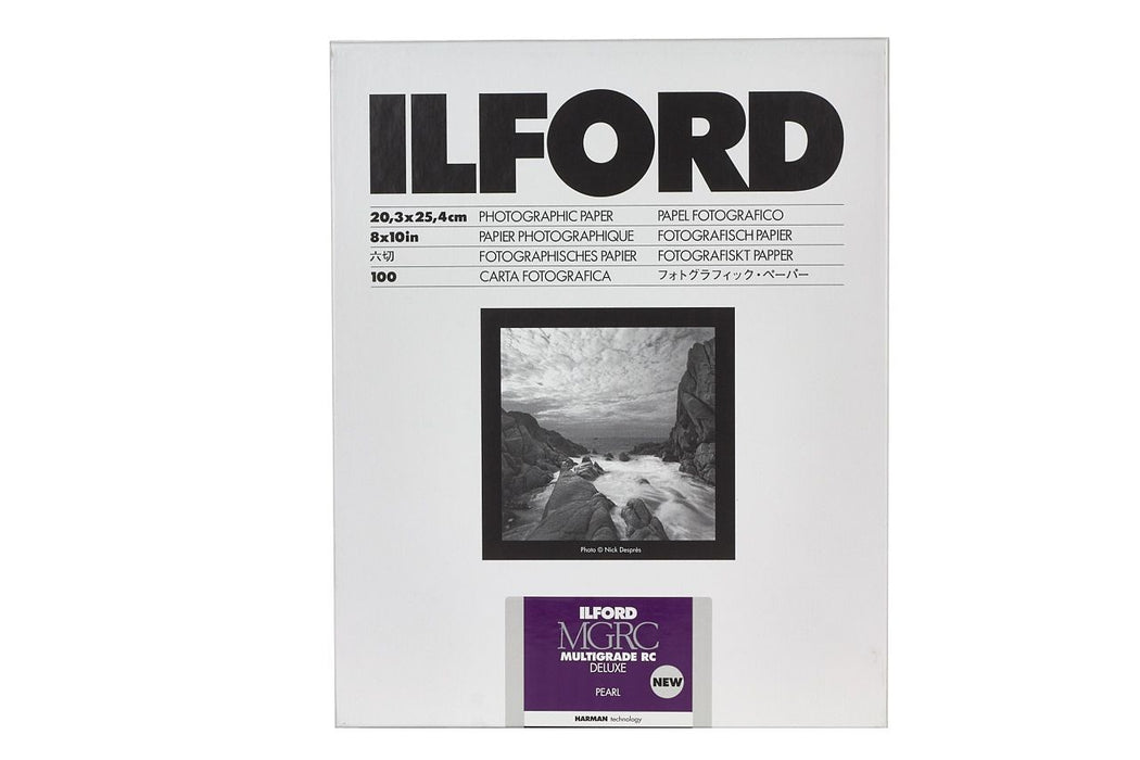 Ilford Multigrade V RC Deluxe Paper, Pearl, 8 x 10", 25 Sheets