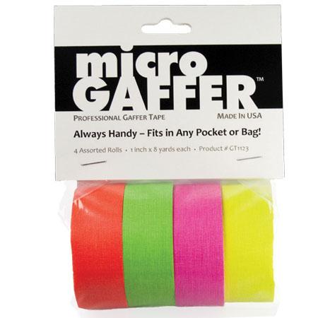 microGAFFER Tape Fluorescent 4-Rolls