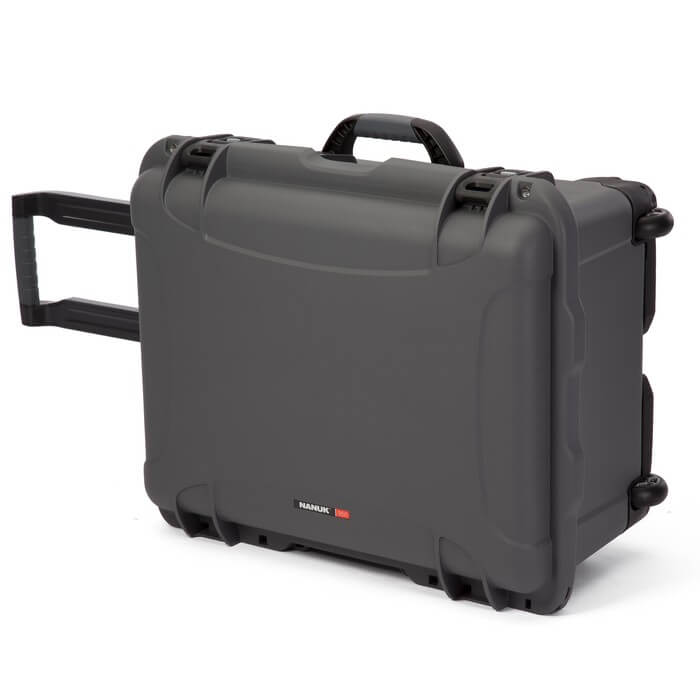 Nanuk 950 Protective Rolling Case with Foam Inserts - Graphite