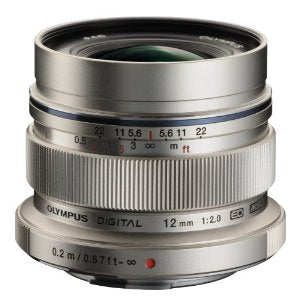Olympus M.Zuiko 12mm F2.0 Silver Lens