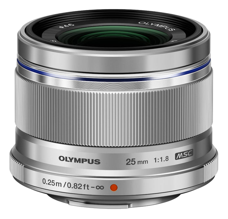 Olympus M.Zuiko 25mm F1.8 Silver Lens