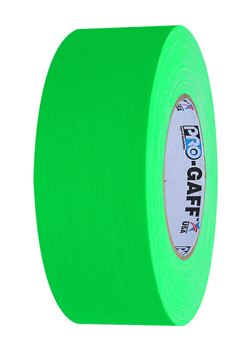 ProTapes Gaffer Tape 1" Fluorescent Green