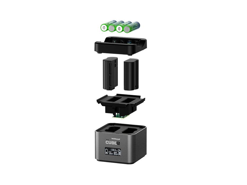 hahnel Professional Charger PROCUBE2 for Select Nikon Batteries