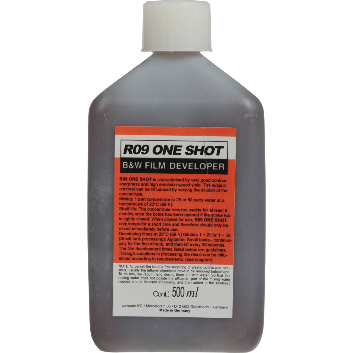Rollei R09 One-shot B&W Film Developer — Glazer's Camera
