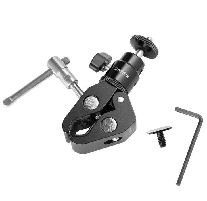 SmallRig Clamp Mount with 1/4" Screw Ball Head Mount 1124