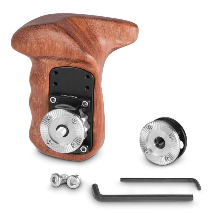 SmallRig Right Side Wooden Grip with Arri Rosette Bolt-On Mount 2083