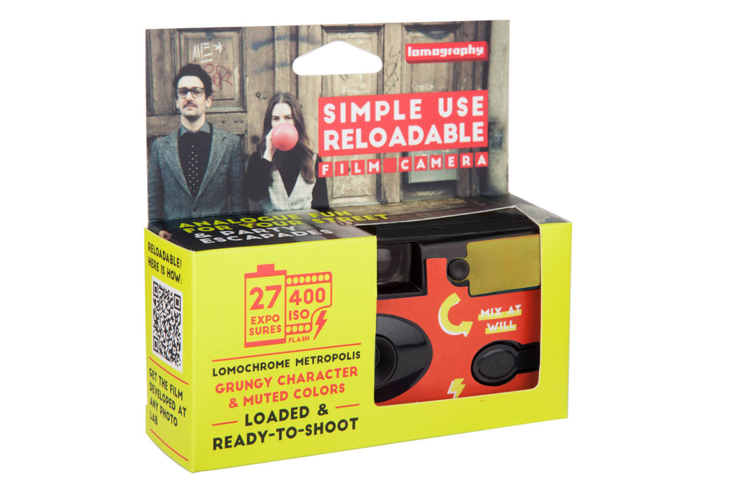 Lomography Simple Use Reloadable 35mm Film Camera - LomoChrome Metropolis