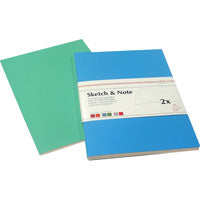 Hahnemühle Sketch & Note Blue/Green A6 40p Book Set