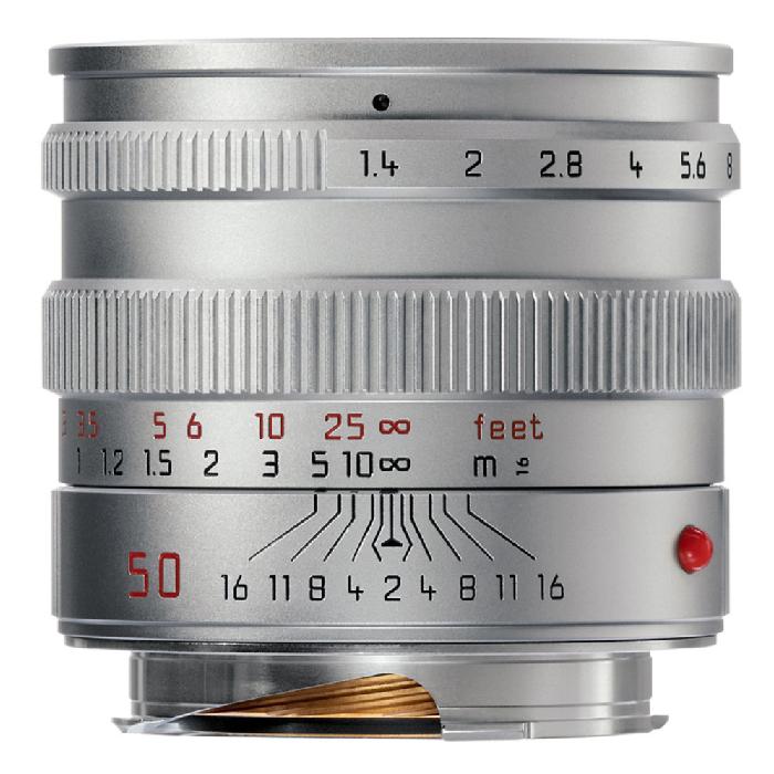 Leica Summilux-M 50mm f/1.4 ASPH Silver Lens 11892