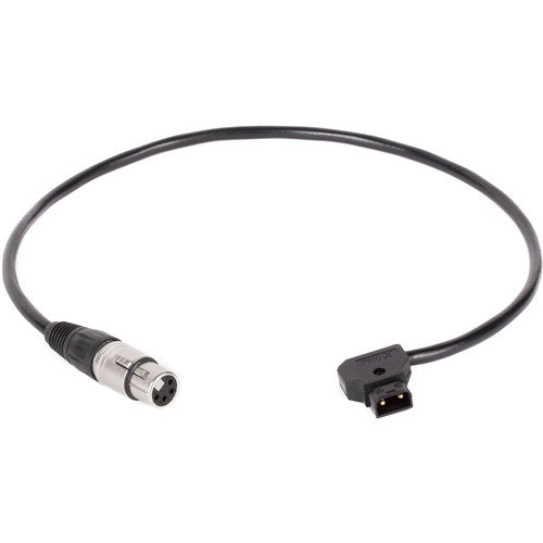 Wooden Camera D-Tap to 4-Pin XLR Female Straight Power Input (20")